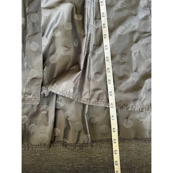 Sun Kim XL Sleeveless Button Down Gray Polka Dot Tunic Vest Parachute Fabric - Picture 9 of 9